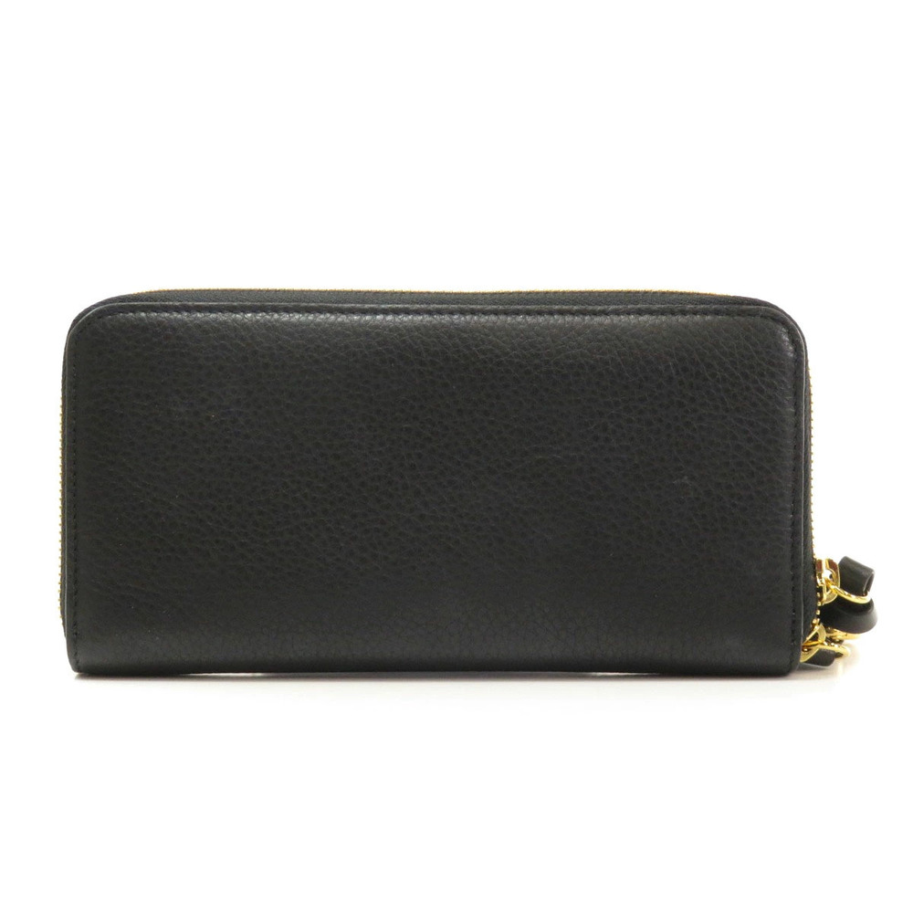 Chloe Wallet leather long Black